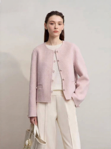 AMII | Simplified Elegance Loose Short Wool Coat