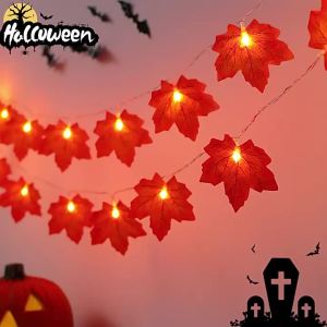 Halloween Pumpkin String Lights Warm Orange LED Fairy Lights Battery Operated Decor Lights for Halloween Party Indoor