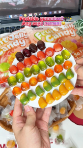 Mr.Squirrel Fruit Juice Gummy Fruit Candy Sweet 6 Fruits Flavors 250g