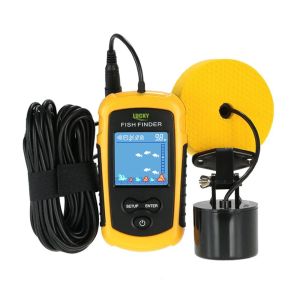 Máy Dò Cá Cầm Tay LUCKY 100M Sonar Echo Sounder Với Bộ Chuyển Đổi Tín Hiệu Báo Động Cho Câu Cá Ở Hồ Và Biển - Tần Số 200Khz