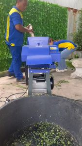 เครื่องสับหญ้า GC-600 8 ใบมีด สำหรับการสับต้นกล้วย การสับต้นกระถิน สับหญ้าเนเปียร์