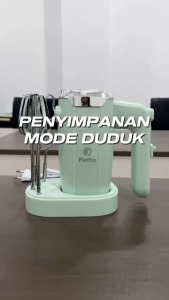 Mixer Genggam Tatakan Finito MX001D / Pengocok Telur Elektrik Multifungsi Bikin Kue