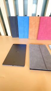 Tablet Stand Case For Samsung Galaxy Tab S7 S8 S7 FE S7+ S8+ S6 Lite Cover PU Leather Flip Casing