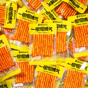 Homesick mountain vegetarian beef tendon 10 packs of spicy strips spicy nostalgic snack gluten childhood taste