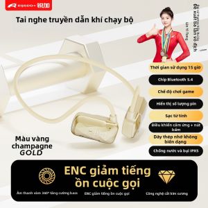 Tai Nghe Bluetooth Không Dây Không Cần Đeo Vào Tai Chất Lượng Âm Thanh Cao Không Cần Đeo Tai Thể Thao Mới 2025 Tai Nghe Không Dây
