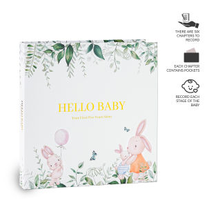 Baby Pregnancy Memory Book DIY Family Kids Record Growth Photo Album First Year Scrapbook Album Baby Memory Book For New Parents