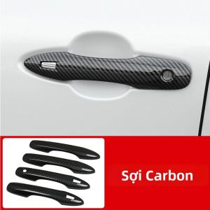 Ốp Trang Trí Ngoại Thất Sợi Carbon Màu Bạc Toyota Corolla E210 2019-2025 Phụ Kiện Xe Hybrid Kiểu Dáng Mạ Crôm