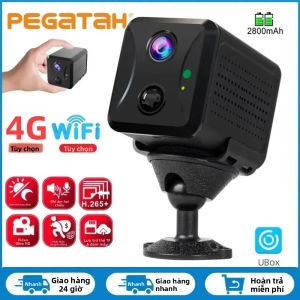 Camera An Ninh Ubox Mini 4G Có Khe Cắm Thẻ SIM Hoặc Camera IP Giám Sát WiFi Ultra HD Pin 2800mAh Đi Kèm Hệ Thống Liên Lạc Bằng Giọng Nói Để Đảm Bảo An Ninh Gia Đình Trong Nhà