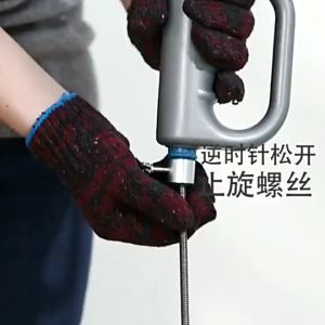 4/5/10 meters Portable Plumbing Auger Drain Snake Clog Remover Tool Pipe Cleaner for Toilet/Bathtube