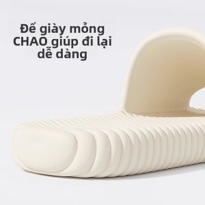 MONLEYTA | Dép đi trong nhà EVA âm thanh nhẹ cho nữ Dép đi trong nhà chống trượt kháng khuẩn Dép đi trong nhà đế mềm cho khách