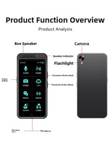 Smart Translation Machine 2025 New Model Multi-language English Offline Travel Translation Tool Beibei ZZ6 Office Travel