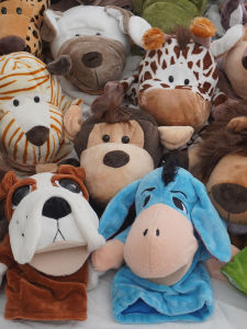 SANZHONGLV | Soothing Hand Puppet Moving Mouth