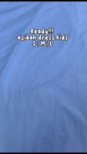 Gaudy - Azibah Dress Newborn Gamis Kids Set Hijab Baju Muslim Syari Anak Perempuan 0-12 Bulan