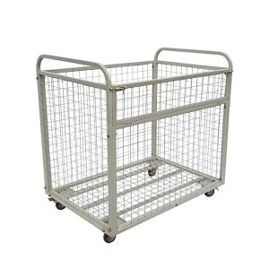 [Sg Stock] Metal Storage Cage Foldable Storage Cage/Warehouse/Logistics Express Sorting Metal Basket