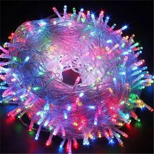 5m Droop 0.4-0.6m Christmas Decorations For Home Outdoor LED Curtain Icicle String Lights Street Garland On The House Winter