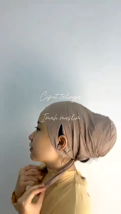 Jersey Inner Hijab Anti-Deafness Ciput Ear Hole Ciput Rubber Strap Ciput Inner Instant Hijab