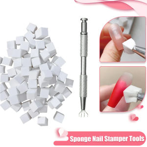 Nail Art Sponge Set Manicure DIY Creative Nail Sponge Gripper Tool Sponge Gradient Nail Art Tools Manicure Accessories