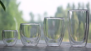 Cup Double layer Glass Non-scalded Heat Insulation Glass Creative Round Cold Drink Coffee Juice Gift