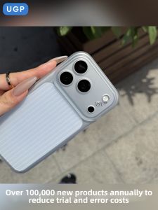 UGP | Ultra Thin Transparent Unique Stripe Elegant Matte Full Coverage Anti-Drop Phone Case