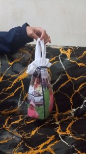 Tote bag custome foto nama bahan kain velboa tempat mukna tas jinjing