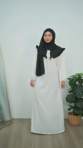 เดรสคอระบาย ปลายแขนยางยืด ใส่ออกงาน IM60 รุสมีนีมูลสลิม (Concise, Clear and easy to understand)