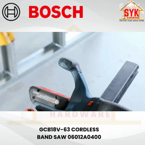 SYK Bosch Cordless Band Saw GCB18V-63 Solo Band Saw Cutting Metal Machine Battery Mesin Gergaji Bateri 06012A0400