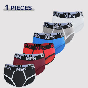 1Pcs/Set Mens Viscose Letter Panties Seamless High Quality Breathable Underpants Male Elastic Soft Comfortable Underwear S-XL