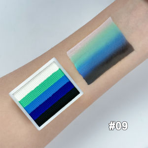 สีเพ้นท์หน้าและตัว 5 สีรุ้ง - ใช้น้ำเป็นตัวกระตุ้น เรืองแสงในแสง UV ลายสีสันสดใสสำหรับวันฮาโลวีน คริสต์มาส เทศกาลดนตรี และงานปาร์ตี้