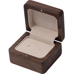 Custom Proposal & Wedding Exchange Wooden Ring Box