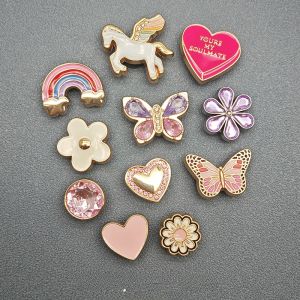 ใหม่ Crocs อุปกรณ์เสริมรองเท้าดอกไม้หัวเข็มขัด Carrols ตกแต่ง Star DIY โลหะ < Ne1> คุณภาพสูงรองเท้าอุปกรณ์เสริม