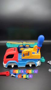 LEARNING TOY. ASSMEBLE TOY TRUCK COLORFUL NO SMELL MATERIAL. MEDIUM SIZE RANDOMLY SHIPPED. NO CHOICES!