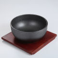 Korean Style Rice Risotto Bowl Cast Iron Stone Pot Mixed Rice Cast Iron Bowl Japanese Korean Cuisine Iron Bowl Induction Cooker Mixed Rice Dedicated Pot. 