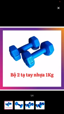 2 cục tạ tay mỗi cục1 kg