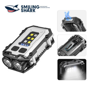 Smiling Shark TIP0019 Work Lamp COB Portable Key Chain Light Waterproof Rechargeable Work Light for Night Working Car Repairing