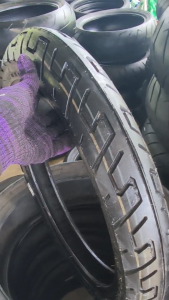 Vee Rubber ยางนอกขอบ 16 และ 18 ลายรถถัง 100/80-16 ใช้ได้ทั้งยางในและเรเดียล มีมอก. ส่งจากไทยทุกวัน ความยืดหยุ่นและทนทาน