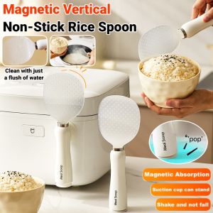 Magnetic Vertical Non-Stick Rice Spoon Serving Spoon Easy To Clean Durable Rice Shovel Kitchen Cooking Tools