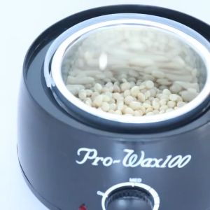 Pro Wax Heater Warmer Machine Hair Removal Waxing Beans Depilatory Wax with 10 Hair Removal Sticks and 1 Bag of Wax Beans