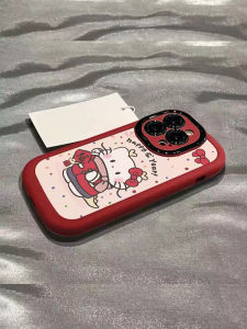 New Years Kitty Cat iPhone Case Creative Anti-Fall TPU Protective Cover for Apple 15 14 13 12 11 pro Xr Couple 7 8 P Se3