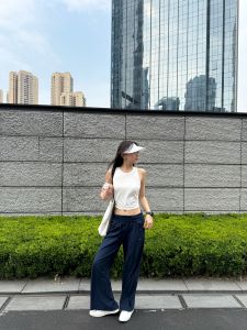 YOTTOY High Waist Wide Leg Straight Yoga Pants Womens New 2025 Loose Fitness Casual Quick Dry Breathable Sports Wear