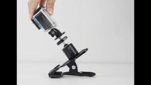 Multi-Function Tripod Camera Clip Clamp Flash Holder Mount with 360 Swivel Photography Ball-Head for Video CamePhotography