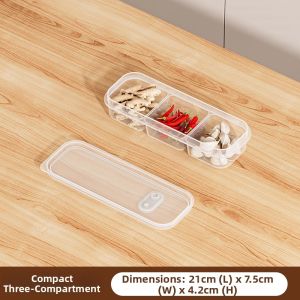 Slim Space Fridge Storage Box for Freezing Food