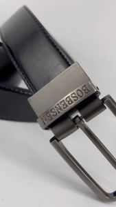 BOSBENSEN IKAT PINGGANG PRIA WARNA HITAM BAHAN KULIT  / BAHAN KULIT SINTETIS - FAS-138