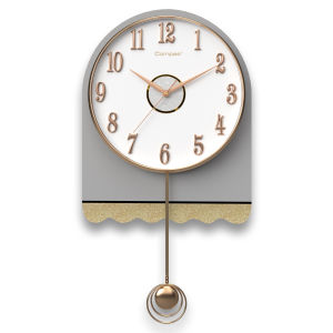 Compas | Home Wooden Fashion Swinging Quartz Wall Clock