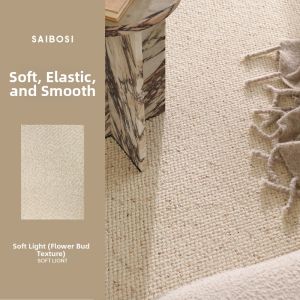 SAIBOSI | Imported Wool Simple Luxury Carpet for Living Room and Bedroom