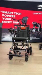 Lightweight 15.3kg Frame Electric Wheelchair Automatic Wheelchair Kerusi Roda Elektrik Ringan Travel