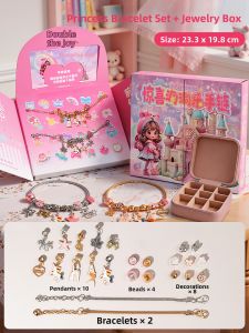 JIEXI | DIY Princess Charm Bracelet Gift Box
