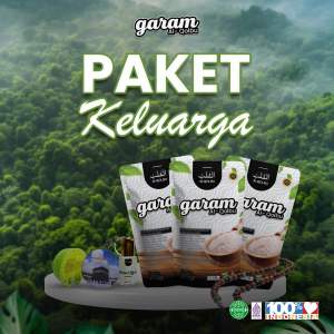 Paket Keluarga Garam Ruqyah Al-Qolbun 275gram