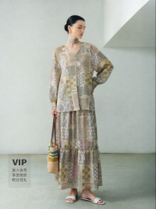 Bohemian Holiday Style V-Neck Set Women Clothes
