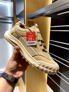 Mens Outdoor Climbing Series Breathable Mesh Sports Casual Shoes Fashionable All-Season Trendy Flat Rubber Sole round Toe