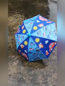 Sanrio Umbrella Kuromi Kindergarten Kids Sunscreen Umbrella Sunny Day Rainy Day General Purpose